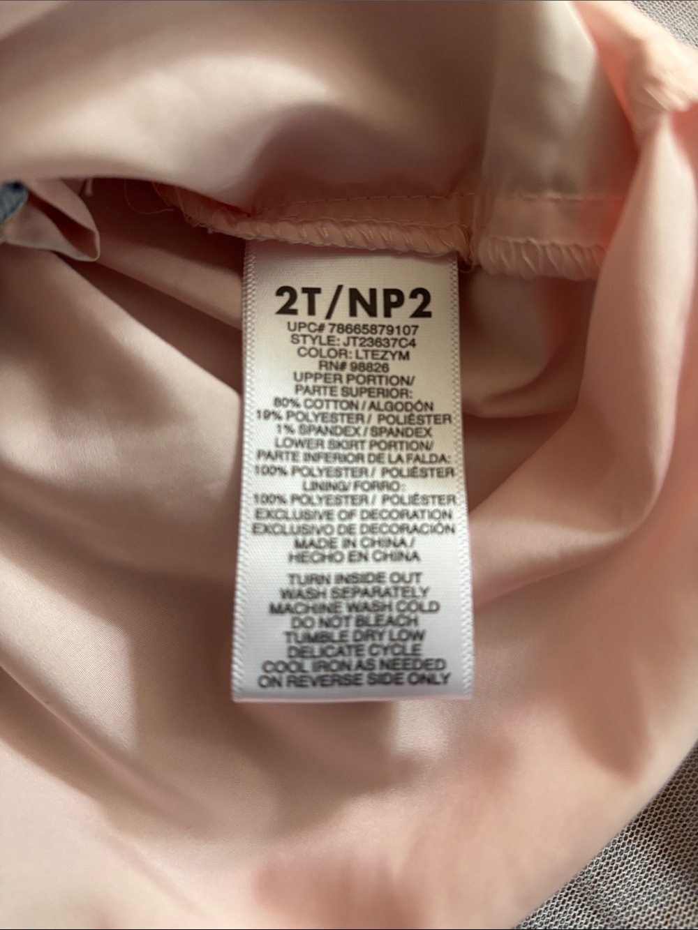 2T Jordache Denim Overalls Dress - Picture 12 of 12